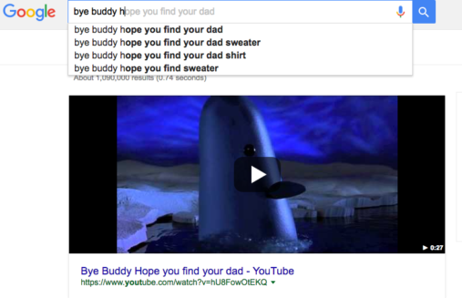 Your Holiday Google Search History