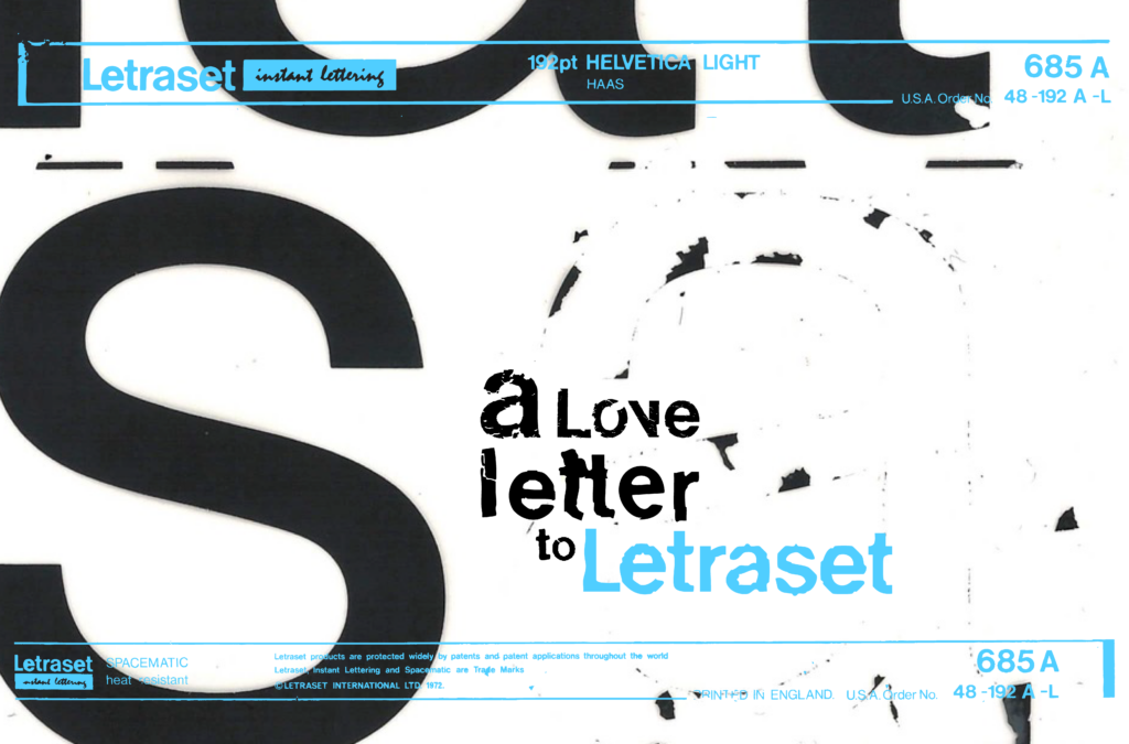 A Love Letter to Letraset